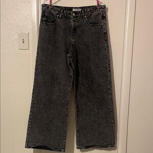 S.O.N.G BAGGY JEANS BLACK SIZE 13